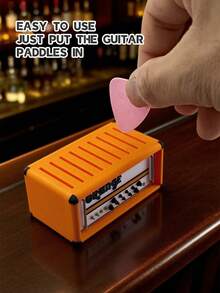 3D Printing Mini Guitar Amplifier Pick Rack | Storage Guitar Picks | Storage Box Cool Guitar Accessories | Compact Paddle Storage | Mini Guitar Amp Pick Holder For Back-To-School Season, Halloween And Christmas