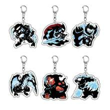 1 Stück 6cm Solo Leveling Acryl Schlüsselanhänger - Exquisiter, süßer Sung Jin-Woo/Hae-In Cha Anhänger, Rucksack & Schlüssel Dekoration für den täglichen Gebrauch, ideal als Halloween/Weihnachts- und Alltagsgeschenk für Fans - Verschiedenfarbig - Übersicht 2