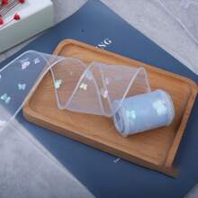 彩虹色蝴蝶雪纺丝带发饰，蝴蝶结装饰，适合礼物、鞋子、袖子、头饰、家纺、庆典 - 彩色 - 查看 8