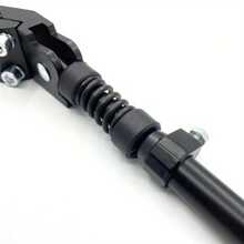 Adjustable Telescoping Mountain Bike Kickstand - 26.01-35.99cm Range, Heavy-Duty Aluminum Alloy With Secure Locking Mechanism, Fit For 40.64cm/50.8cm/60.96cm/66.04cm Tires, Black, Mountain Bike Accessories, Sleek Bike Accessory, Reliable Bike Stand, Durable Construction - Black - View 6