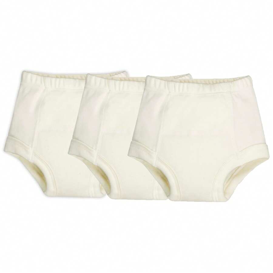 CALZON ENTRENADOR PARA BEBE EN TELA SUAVE, DE MAXIMO CONFORT QUE BRNDA CONFIANZA AL BEBE PARA APRENDER A IR AL BAÑO - Beis - Ver 1