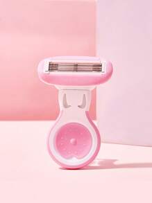 1pc Portable Women's Disposable Razor, 5-Layer Intimate Shaving Razor, Moisturizing Blade, Reusable, Unscented, For Body, Armpits, And Legs Smooth Shaving