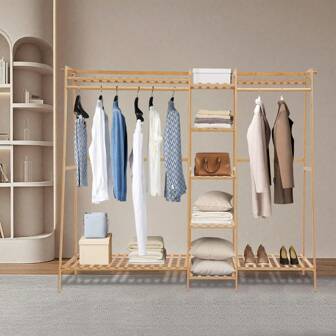 Appendiabiti verticale e appendiabiti Appendiabiti e appendiabiti può appendere vestiti/cravatte/borse/cappelli ecc. 160*40*140 cm