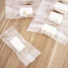 400Pcs Nougat Candy Wrappers, Candy Wrappers For Caramels 4"X2.5" Pre Cut Candy Wrapper Non Stick Bag Nougat,10366591 - 玫紅色 - 查看 6
