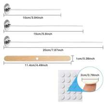 Candle Wicks Modern White Candle Wicks DIY Candle Making - Multicolor - View 6