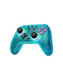GAMESIR Gaiworld T4 Nova Polaris NS Game Controller, Hall Joystick To Prevent Drift, Supports Bluetooth 5.3/2.4G/Wired Tri-Mode Connection, Compatible With Switch/PC/Android/IOS, HD Vibration + Six-Axis Gyroscope, Immersive Gaming Experience - Blue - View 2