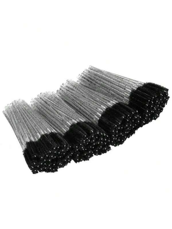 200 Stücke/100 Stücke/50 Stücke Einweg-Maskara-Bürsten, Wimpernbürsten, Spoolies für Augenbrauen und Wimpernverlängerung, Rot.