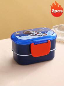 1 pezzo Scatola per il pranzo sigillata e a forma di cartone animato, microonde, adatta per il pranzo riscaldato dei lavoratori d'ufficio, anti-caduta, portatile