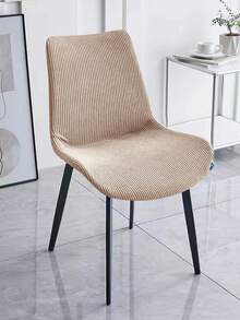 1PC Polar Fleece Arc Chair Covers Solid Color Dining Chair Slipcovers Anti-Dirty Make Up Chair Seat Protctor For Home Wedding Banquet - Multicolor - View 17