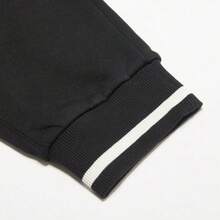 Puma Pantalón de chándal con cordón en la cintura, estilo unisex para otoño/primavera con logo grande, estilo n.° 67842001 - Negro - Ver 4