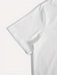 1pc Red Las Vegas Spring And Summer Women's Fashion Short Sleeved T Shirt Creative Prints Pure Cotton With A Delicate Touch Enhancing The Fashionable Wearing Experience - 白色 - 查看 2