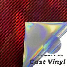 1 Set 9D Carbon Fiber Wrap Film, Waterproof, Scratch-Resistant, UV-Resistant, Elegant Vehicle Exterior Appearance, Easy To Apply And Remove - one-size - View 7