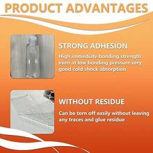 Nano Double Sided Adhesive Tape Heavy Duty, Strong Mounting Tape, Clear Double Sided Stick Tape For Walls, Poster, Wall Hanging, Craft Mounting 1 Inch X 9.85FT - 1 Inch X 9.85FT_ - View 5