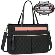 NEWHEY Laptop Bag For Women 15.6Inch Teacher Tote Bag Work Bags For Women Nurse Bag Professional Laptop Tote Computer Messenger Laptop Briefcase Large Handbag For Office College Nursing - Multicolor - View 5