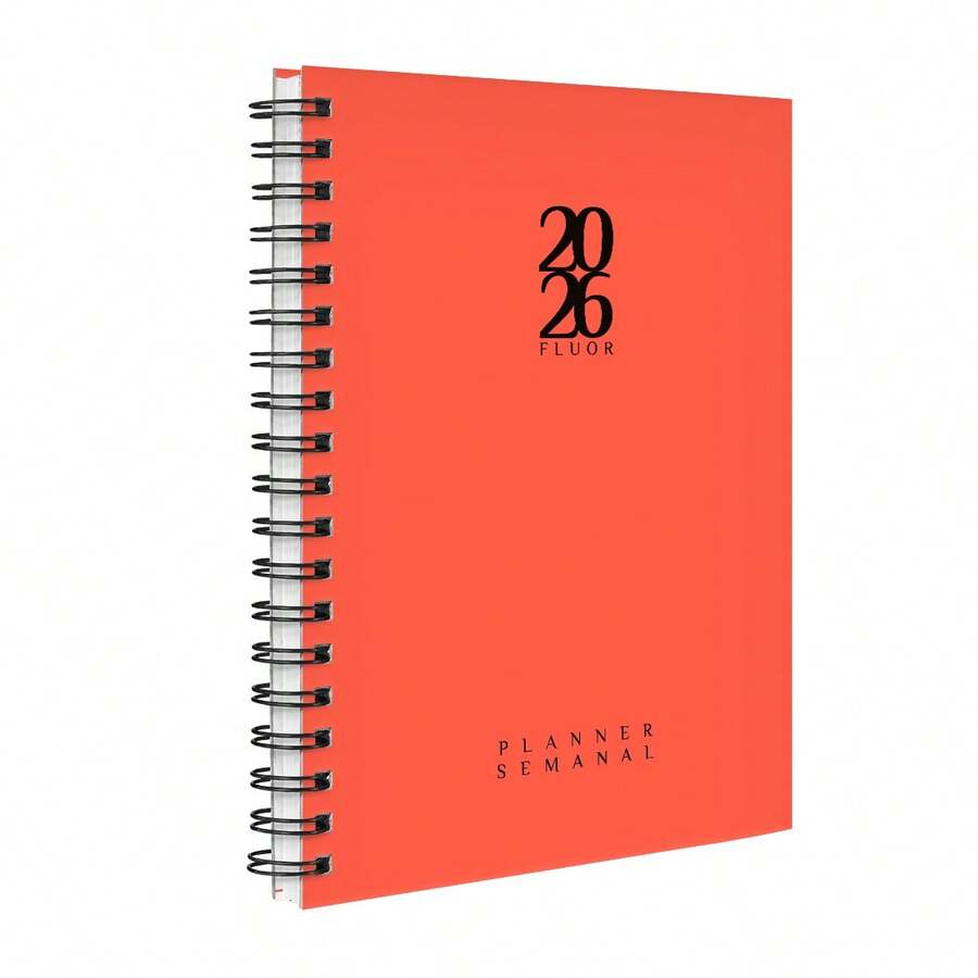 iscool 2025 Agenda Weekly Planner Spot Neon - Orange - View 1