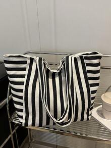 Bolso de Hombro/Axila para Mujer, Casual, Minimalista, Espacioso, Ligero y Versátil - Negro 3 - Ver 10