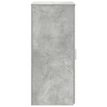 Larryhot Mobiletto portaoggetti grigio cemento 50x45x103,5 cm in legno ingegnerizzato, bello e pratico, ideale per riporre oggetti e decorazioni domestiche - Grigio - Visualizzare 5