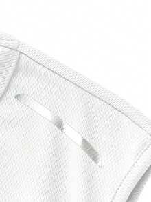 1pc Men's Casual Sports Running Fitness Tank Top - White - View 4