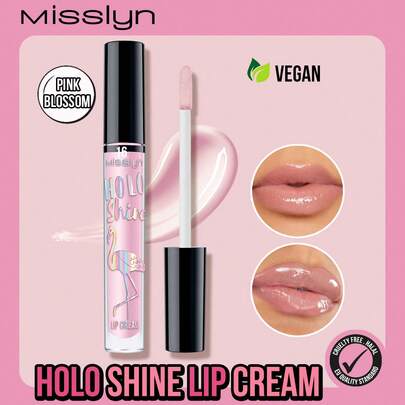 MISSLYN-HOLO SHINE Lip Gloss, Long-Lasting Shimmer, Sparkling Rhinestone Luster, Brand Makeup, Face Painting Cosmetics, Suitable For Women And Girls, Perfect For Winter, Y2K Style, Fashion , Suitable For Birthday, Valentine's Day, Party, New Year And Other Occasions, Best Gift Choice, Vegan And Cruelty-Free