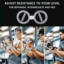 可调节阻力臂训练器 - 多功能前臂和肌肉锻炼器，适用于拳击，8 字形设计，带防滑手柄，非常适合速度训练和健身 - 彩色 - 查看 3