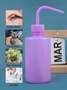1-2 pièces Bouteilles en plastique de 250 ml - Bouteille de rinçage sûre, outils d'arrosage. Bouteille d'arrosage pour plantes et fleurs succulentes avec bec verseur en plastique incurvé. Bouteille d'arrosage à bec verseur pointu pour plantes en pot. Bouteilles de nettoyage pour tatouage