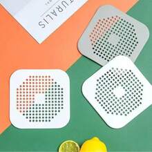 FlexiHome 硅胶过滤器盖，淋浴和厨房水槽防溅排水保护器，柔性毛发收集器，易于清洁的过滤器 - 彩色 - 查看 8