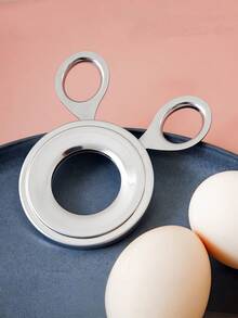 1/2pcs Boiled Egg Topper, Egg Shell Cracker, Stainless Steel, Eggshell Cutter, Practical, Convenient To Operate, Household Eggsplitting Machine, Kitchen Tools, Kitchen Utensils
