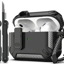 黑色防摔保护套，兼容苹果蓝牙耳机，防刮耐磨，防摔保护，附赠清洁刷 - 附清潔筆 - 查看 2