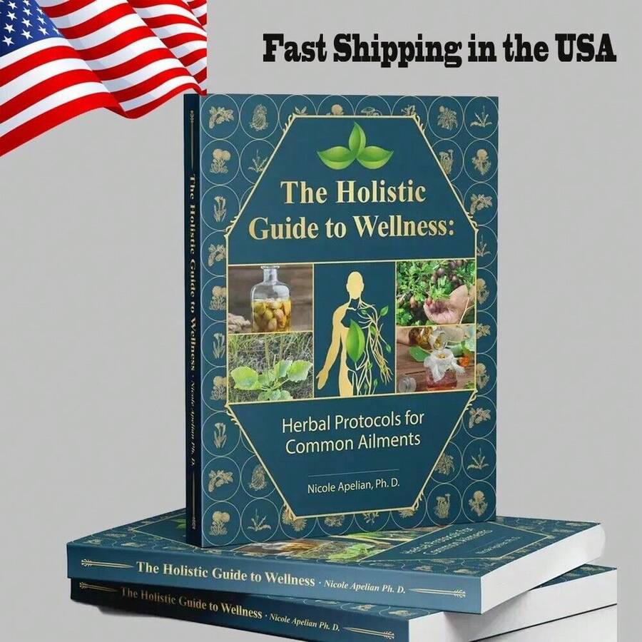 The Holistic Guide To Wellness For Common Ailments Herbal Medicine Book Holistic Herbal Protocol Book By Nicole Apelian - Nhiều màu - Xem 1