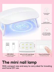 COSCELIA Acrylic Nail Kit For Beginners: With Everything Gel Polish Kit With UV Lamp Acrylic Nail Set With Glitter Acrylic Powder Complete Starter Kit Acrylic Nail Supplies