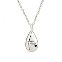 Personalized Pet Cremation Jewelry Sketch Urn Necklace Pendant With Engraved Photo, Memorial Gift For Cat/Dog Mom