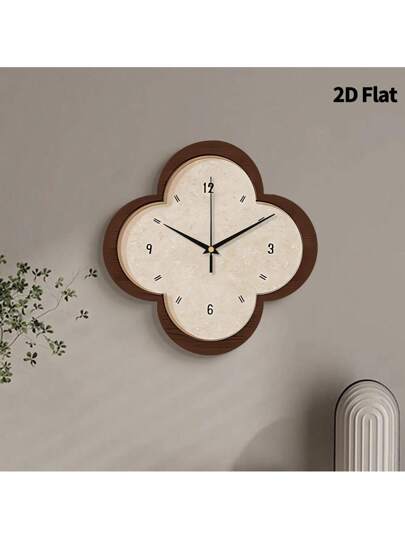 2D Flat 1pc Nostalgic Retro Home Creativity Wand Clock, Ultra Quiet Quartz Movement, No Ticking Sound, ation Painting Klok Living Room, Bedroom Office, able Watch, Unique Personalized, Clear Reading Time, In Bedroom, Studio, Ho Study, Kitchen Cafe, Perfect Family Friends Room