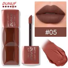 DUNUF 1pcs Matte Velvet Lip Gloss , Easy To Color, Lip Gloss, Waterproof, Sweat-Proof, Non-Stick To Cup, Non-Fading, Long-Lasting, Exquisite, Suitable For Gifts, Festival Makeup, And Performance Makeup - 彩色 - 查看 13