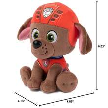 Spin Master Paw Patrol GUND官方ZUMA军官制服毛绒玩偶，适合1岁及以上儿童，6英寸 - ZUMA - 查看 9