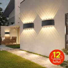 4/6/8 LED Warm Light Wall Lamp, Indoor/Outdoor Waterproof Home Decor Wall Light, Suitable For Balcony/Patio/Living Room/Bedroom/Garden/Porch/Kitchen/Bathroom/Staircase/Hallway/Attic/Store/Exterior Wall/Street - Multi-light LED Wall Lamp - View 11