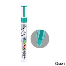 Rotulador de pintura impermeable para reparar arañazos en la pintura del coche, rotulador de pintura para el cuidado de la banda de rodadura del coche, automotriz, negro, blanco, rojo, plateado RYXO - Verde - Ver 14