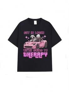 Camiseta Unissex Going To Therapy - Preto - Visão 1