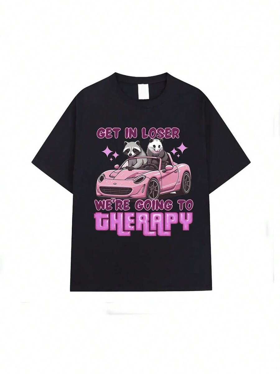 Camiseta Unissex Going To Therapy - Preto - Visão 1
