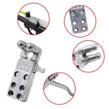 1 件户外狩猎弹弓配件弹射器发射器，户外游戏减压工具，户外射击娱乐，狩猎游戏弹弓配件，男孩户外娱乐，弹弓派对礼物 - 銀色 - 查看 1