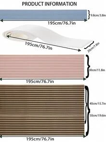 1pc 3D Wall Panel, Soft Padded Wall Sticker For Tatami, Headboard, Window Sill, No Odor, Heat Insulation, Self-Adhesive - Baby Pink - View 7