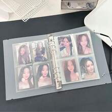Binder Cover A5 Photo Album Photocard File Sticker Ticket Post Binder - Capa A5+4 Bolsos 10 Pieces) - View 3