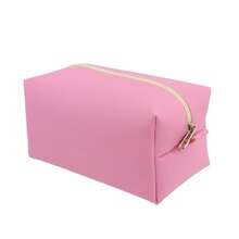 Spacious Unisex Toiletry Bag For Travel Accessories And Makeup - Baby Pink - View 3