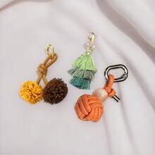 3 buc pandantive pentru pantofi cu bile de flori, decor cu ciucuri potrivit pentru pantofi casual, genți, chei de mașină, accesorii DIY de agățat de înaltă calitate, multifuncționale