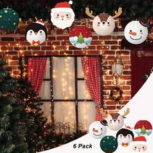 1 Piece Christmas Paper Lantern Set - Handmade, Christmas Lanterns Christmas Party Decoration Supplies, Mall Window Diy Handheld Cartoon Paper Lantern Hanging Decoration, Holiday Decorations With Cartoon Snowman & Santa Claus Patterns, Suitable For DIY Party Celebrations Home Decor Christmas Decorations Room Decor Winter