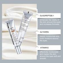 20ml Instant Firming Eye Cream, Suitable For All Skin Types, Tightens And Smooths, Reduces Puffiness, Fine Lines, Deep Wrinkles And Crow's Feet - White - View 4