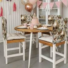 1 pieza/4 piezas/6 piezas/10 piezas Funda de silla de felpa corta con estampado de calavera y flores, funda de silla desmontable de tela de felpa corta, protector de respaldo de silla, cubierta decorativa para silla de comedor, apta para todas las estaciones, funda de silla decorativa para días festivos, para comedor, sala de estar, protección de silla para el hogar, con protección de respaldo, apta para restaurante, oficina, sala de estar, hotel y decoración del hogar