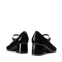 Women's Mary Jane Pumps Low Heel Dress Shoes Closed Round Toe Comfortable Wedding, Office, Party & Casual Work Shoes - 黑色 - 查看 8