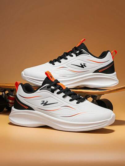 二星男士真皮厚底运动鞋，休闲系带户外鞋，轻便低帮厚底运动鞋，2025秋冬新款真皮旅行鞋，轻便防滑男鞋