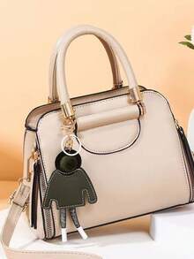 Women Shoulder Bags - 卡其 - 查看 6