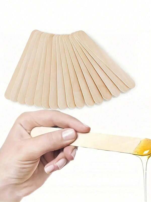 10/50/100pcs Disposable Mask Spatulas|Salon-Grade Mixing Sticks|For Home Spa & Professional Use|Disposable Mixing Spatula|Wax Removal Tool|Salon Disposable Stick